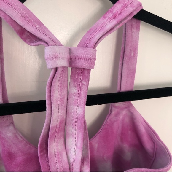 Free People Movement Pink Tie Dye Seamless On The Radar Sports Bra XS - Picture 10 of 13